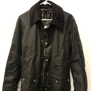 Barbour Ashby Wax Jacket, Olive, XS